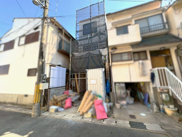 向島二ノ丸町の前面道路含む現地写真