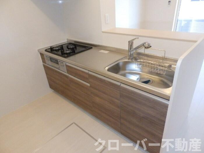 セジュール澄Ⅰ B棟のキッチン|システムキッチン