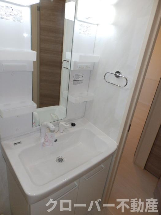 セジュール澄Ⅰ B棟の独立洗面台|洗髪洗面化粧台