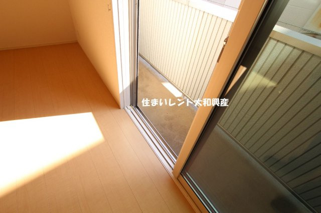 プレヴェール南林間のバルコニー