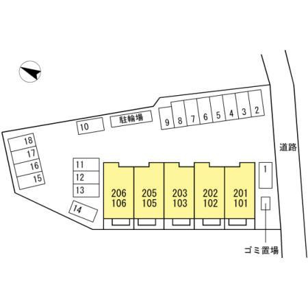 ロセートの区画図