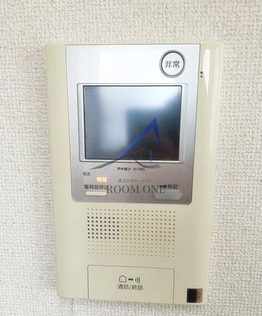 ヴィラ南蒲田のセキュリティ|モニター付きインターホンです。