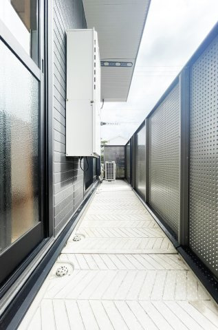 ルミエール A棟のバルコニー