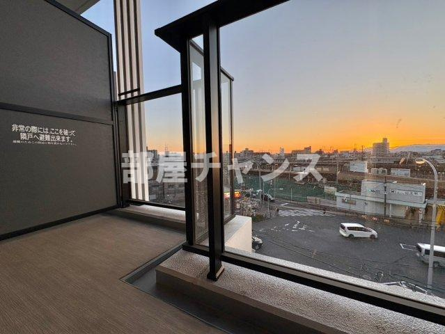 Comfort山王のバルコニー