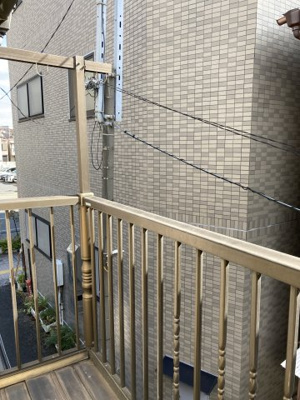 【バルコニー】 | 台東区池之端2丁目戸建(連棟)