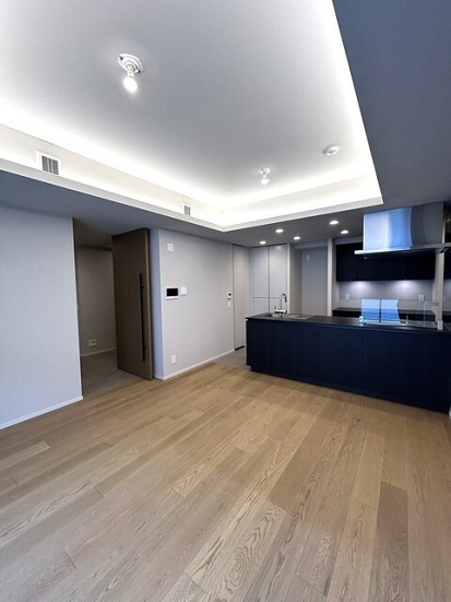 千代田区六番町の賃貸マンションの居間・リビング