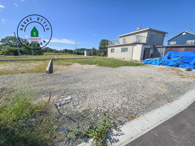 古賀市久保第2-7棟（7号棟）の外観|デザイン性のある外観です。