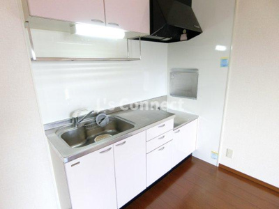 【キッチン】 | アンビックス利府参番館 | ２口ガスコンロ設置可能なキッチン。