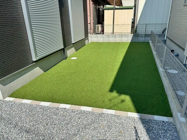 リナージュ下野市石橋第１期　新築一戸建ての庭|【1号棟】