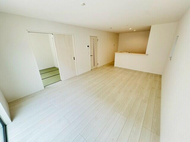 リナージュ下野市石橋第１期　新築一戸建ての居間・リビング|【1号棟】17帖