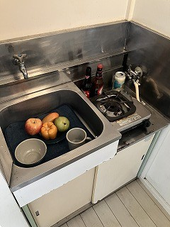 北野方荘Ｂ棟のキッチン