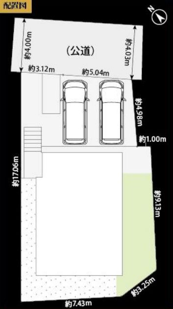 藤沢市鵠沼藤が谷3丁目新築戸建て　2期№1の区画図|区画図「藤沢市鵠沼藤が谷3丁目新築戸建て　№1」