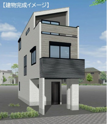 【完成予想図】 | WIC+2クロゼット+LDK約21帖+主寝室9帖以上の車庫付3LDK♪