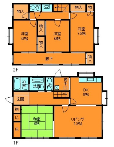 立野南1戸建の間取り