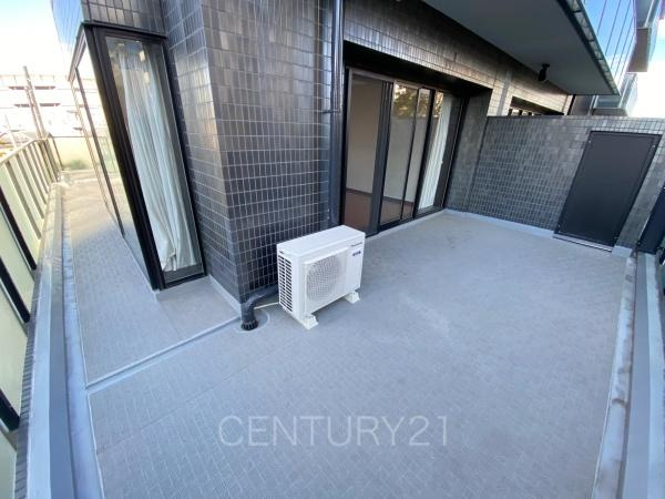 シティタワー前橋千代田町のバルコニー