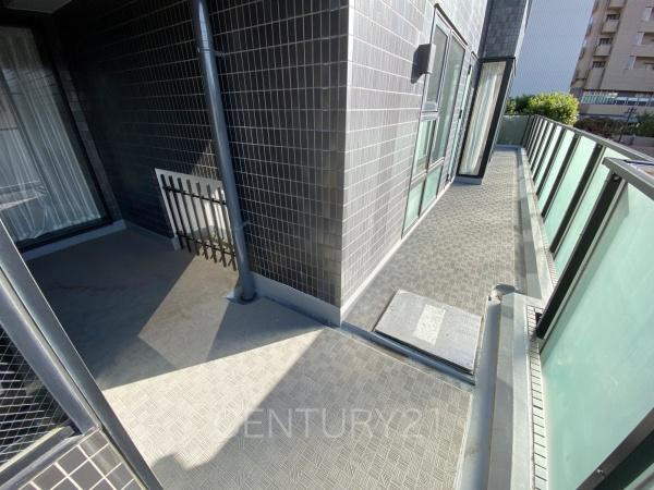 シティタワー前橋千代田町のバルコニー