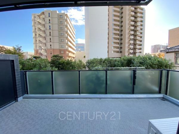 シティタワー前橋千代田町のバルコニー