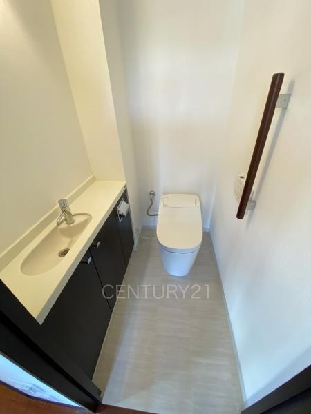 シティタワー前橋千代田町のトイレ|温水シャワー洗浄機能付きです。