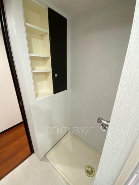 シティタワー前橋千代田町の独立洗面台|洗濯機置き場