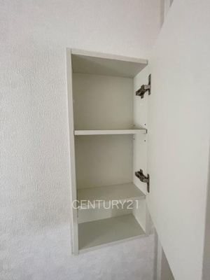 【トイレ】 | 前橋市下細井町第１０（２号棟） | １階トイレ壁部分に埋め込み収納付き。
ペーパーストックに便利です。