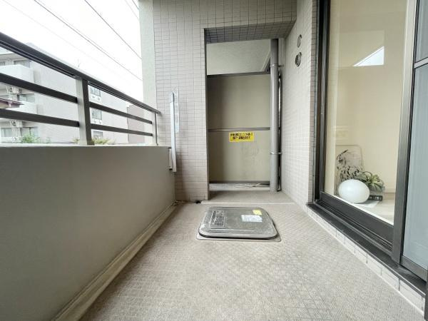 ヒルズ武蔵中原ウエストウィングのバルコニー|南向きのバルコニー