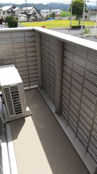 ヴァイデⅡのバルコニー