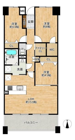 【間取り】 | ヒルトップコートジェームス山