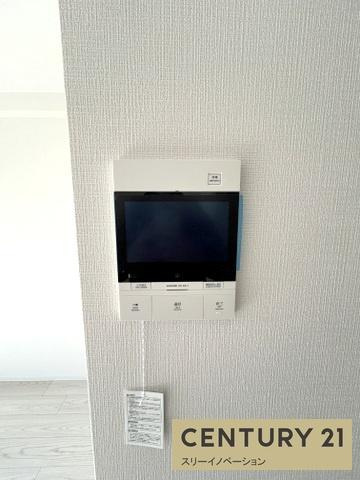 大阪市大正区千島１丁目の賃貸マンションのセキュリティ|モニター付きインターホン！！