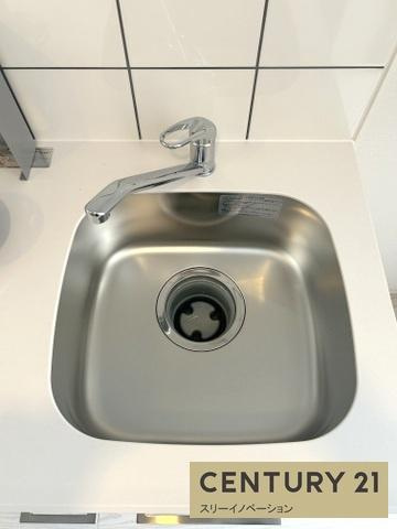 大阪市大正区千島１丁目の賃貸マンションのキッチン|シンク！