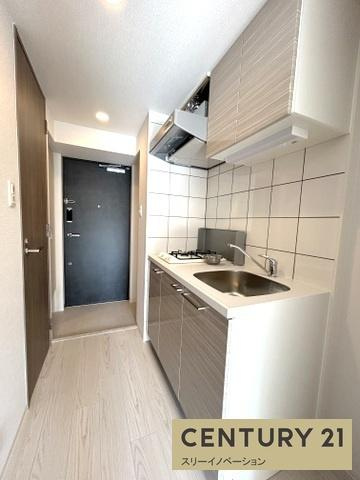 大阪市大正区千島１丁目の賃貸マンションのキッチン