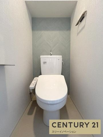 大阪市大正区千島１丁目の賃貸マンションのトイレ|★もちろんセパレート★