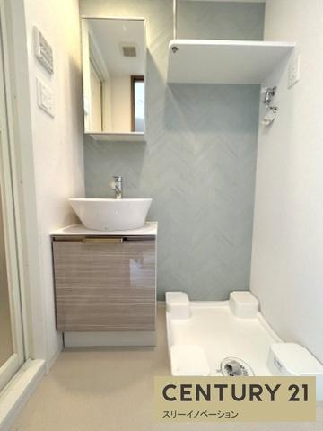 大阪市大正区千島１丁目の賃貸マンションの洗面所|★洗面所兼脱衣所★