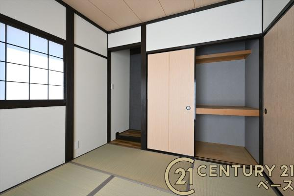 香芝市畑５丁目　一戸建の収納|■現地撮影写真■和室にも収納スペース完備！