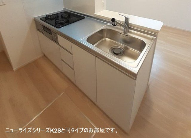 仮）有本アパートのキッチン