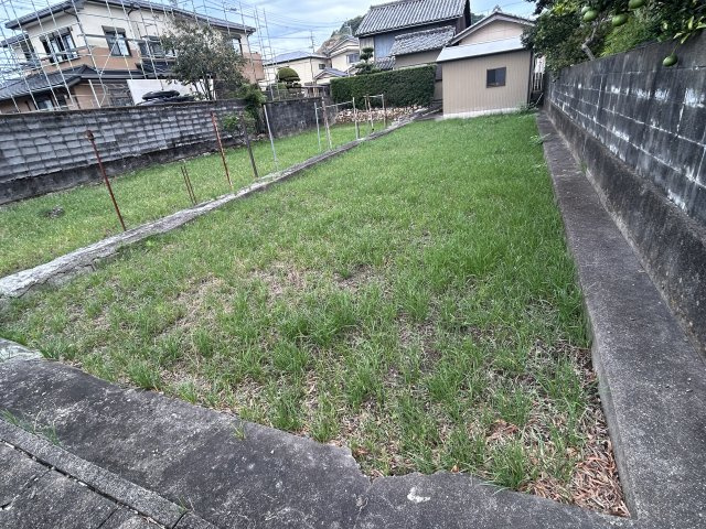 富岡町第住町中古戸建の庭