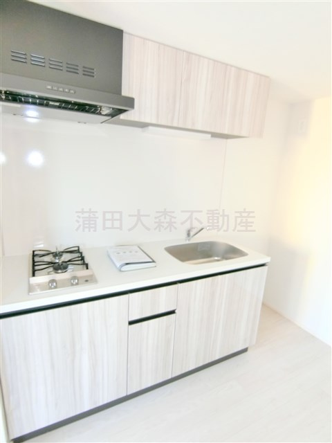 WHARFワーフ蒲田westのキッチン|2口ガスシステムキッチン