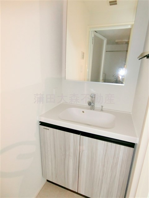 WHARFワーフ蒲田westの洗面所|洗面脱衣所　独立洗面台