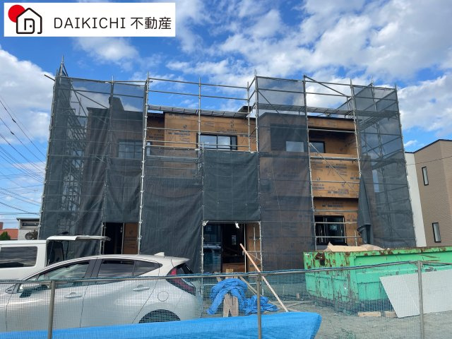 【外観】 | 本庄市西五十子第２期　ワイウッドコート　新築戸建　全7区画　1号棟 | 1号棟　10/20撮影