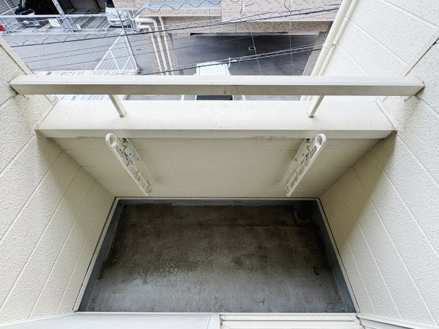 中通メゾネットのバルコニー