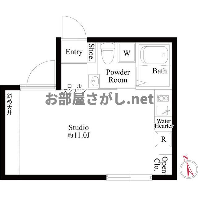 モダンテラス早稲田の間取り
