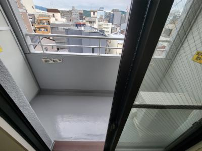 デトムワン烏丸五条のバルコニー|東向きバルコニー