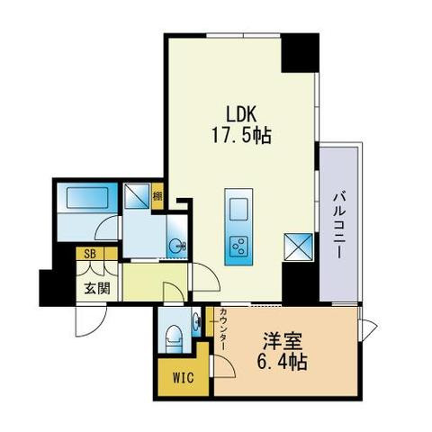 ロイヤルパークス大名の間取り
