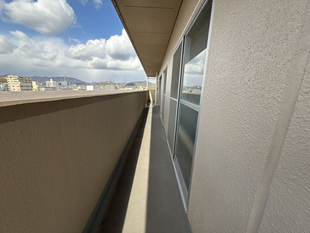 ハイライズ東雲のバルコニー