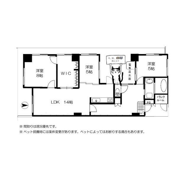 ハイライズ東雲の間取り