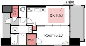 【間取り】 | エステムコート中之島ＧＡＴＥⅡ