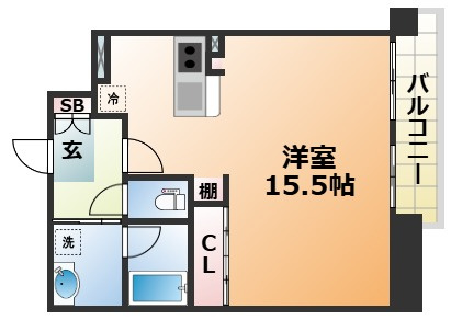 インペリアル新神戸の間取り