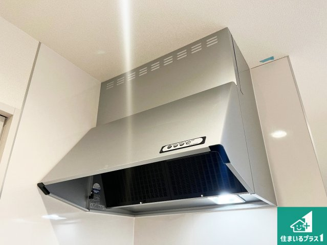 加古川市平岡町二俣　新築一戸建ての設備|汚れにくいスロットフィルタでお手入れラクラク！ＬＥＤ照明付き！