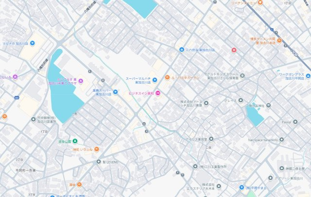 加古川市平岡町二俣　新築一戸建ての地図