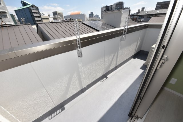 九条ソリティアのバルコニー