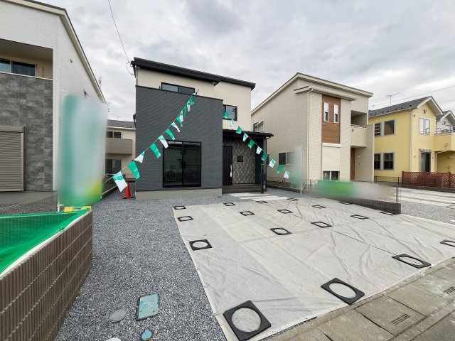 【外観】 | 滑川町月の輪第２期　ワイウッドコート　新築戸建　全7棟　5号棟 | 2/16撮影：５号棟